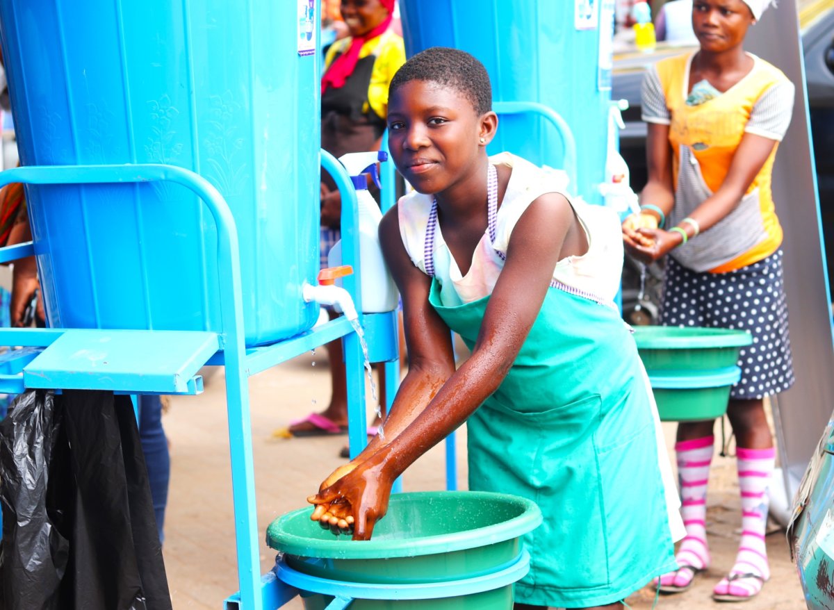 HFFG, CONIWAS Mark Global Handwashing Day at Madina Market
