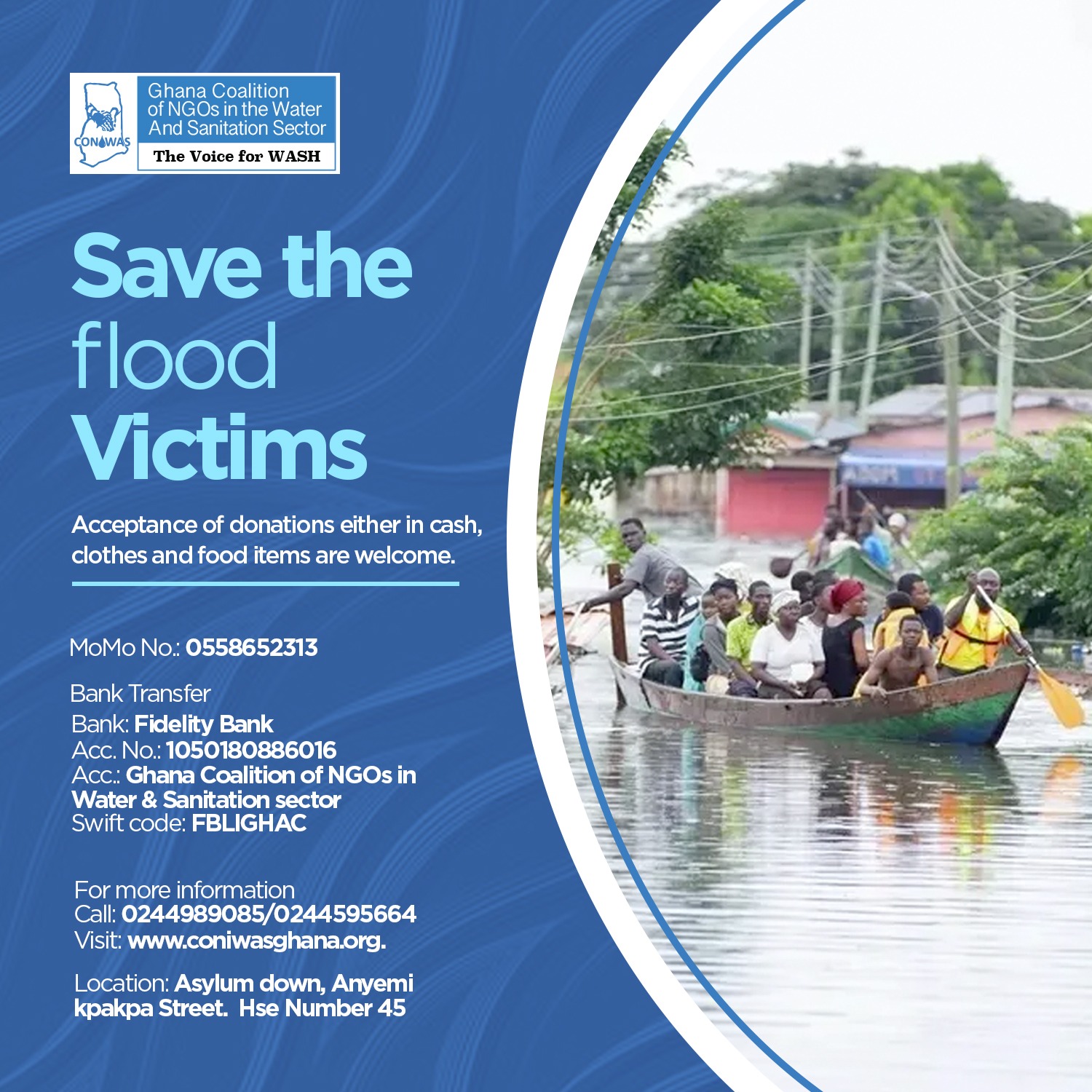 SAVE THE FLOOD VICTIMS