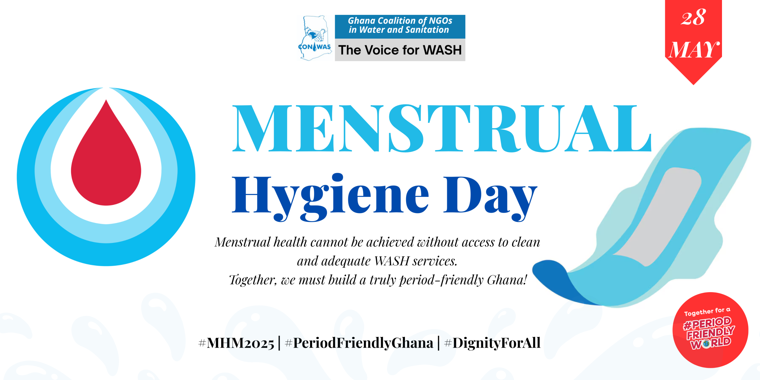 CONIWAS Statement on Menstrual Hygiene Day